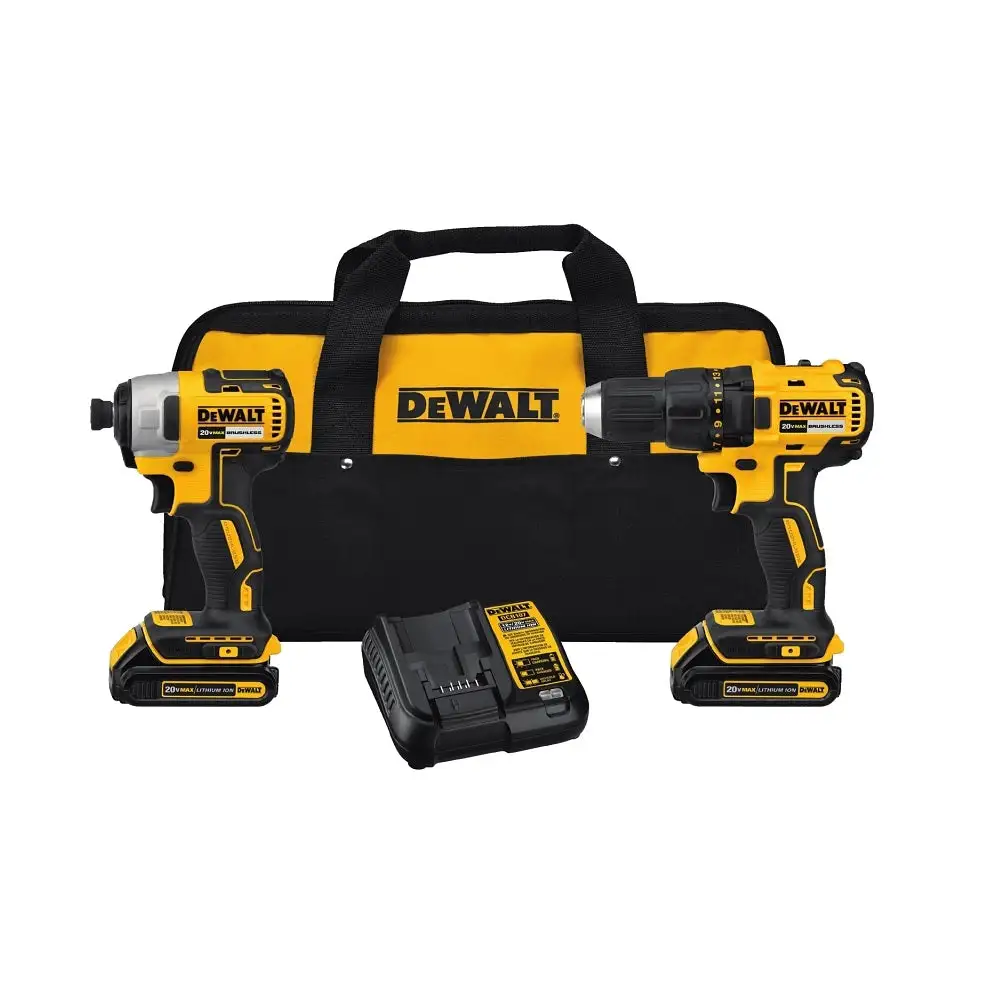 DeWalt DCK277C2 Compact Drill/Driver and Impact Driver Combo Kit