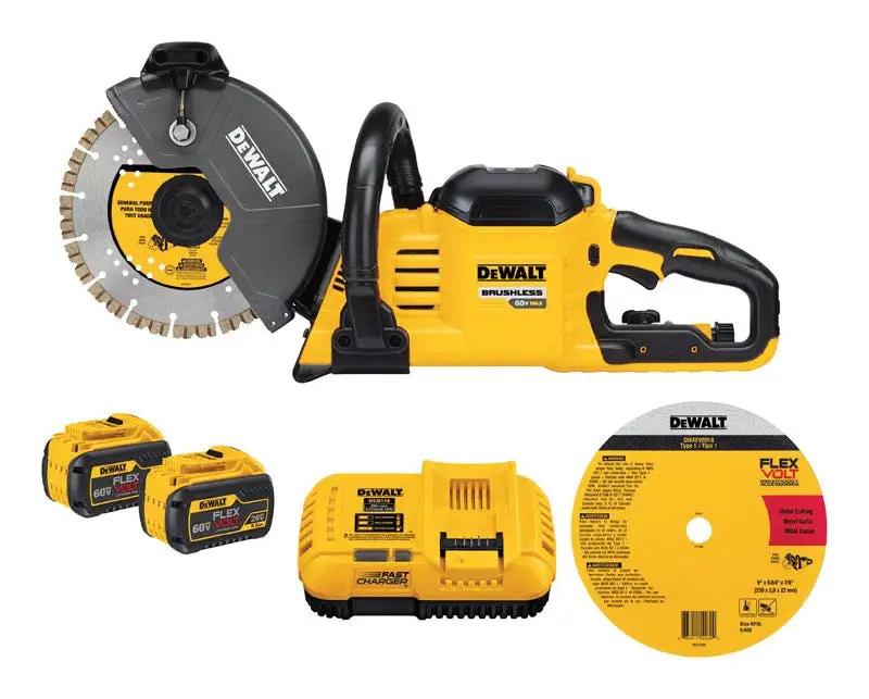 DeWalt DCS690X2 Flexvolt Cordless Brushless Cut-Off Saw Kit