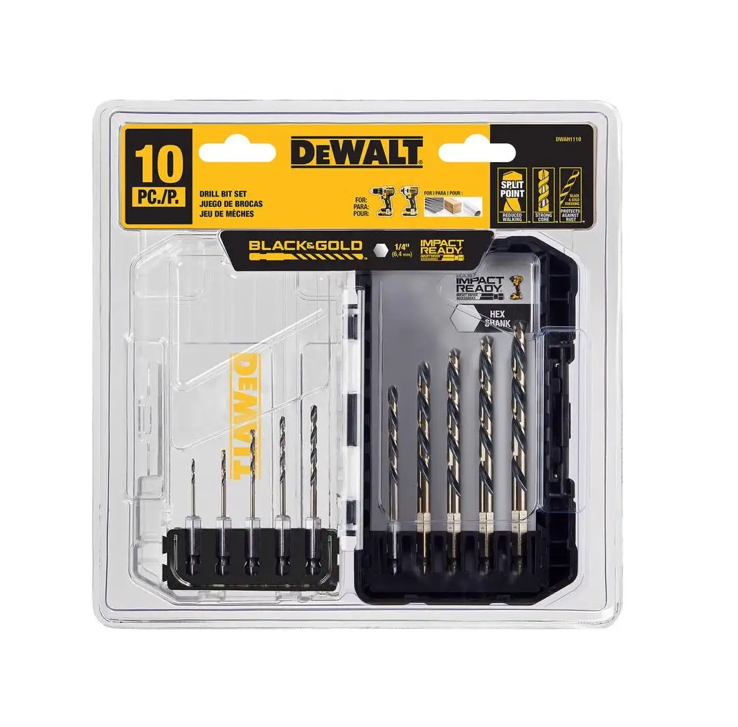 DeWalt DWAH1110 Impact Ready Drill Bit Set