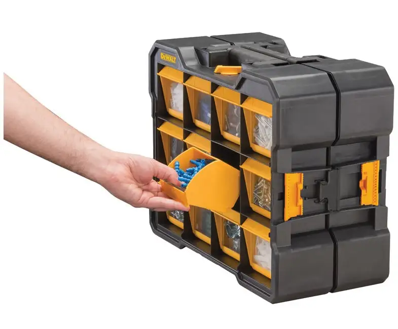 DeWalt DWST14121 Flip Bin Storage Organizer