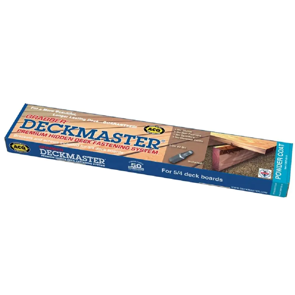 Deckmaster DMP125-10 Powder Coated Hidden Deckbracket Kit