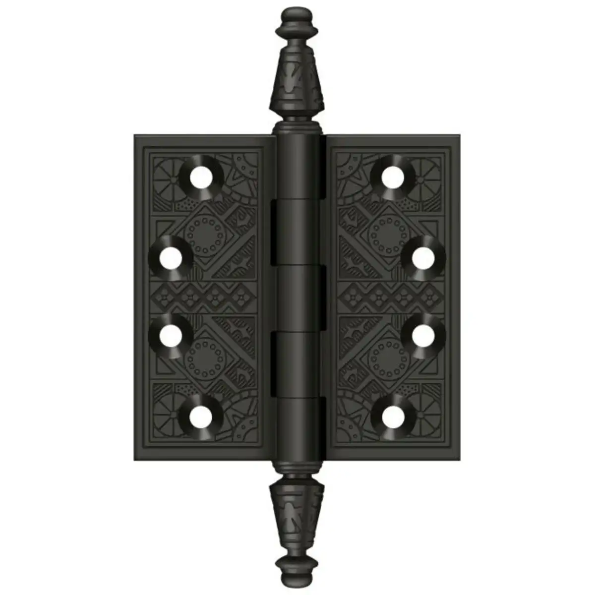 Deltana DSBP35U10B Full Mortise Square Hinge