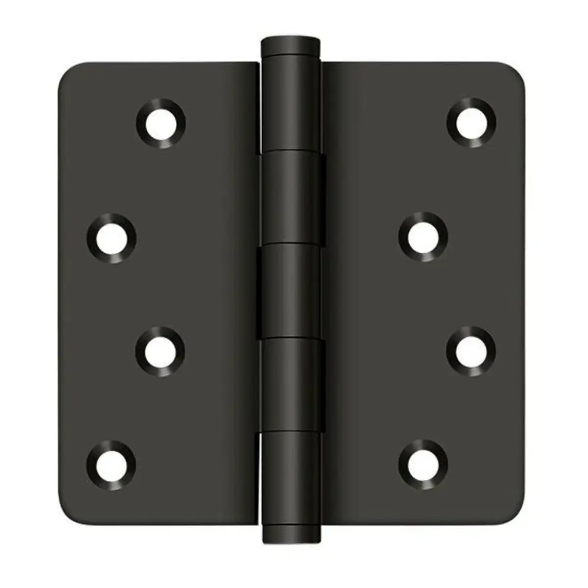 Deltana DSB4R410B-RZ Full Mortise Radius Hinge