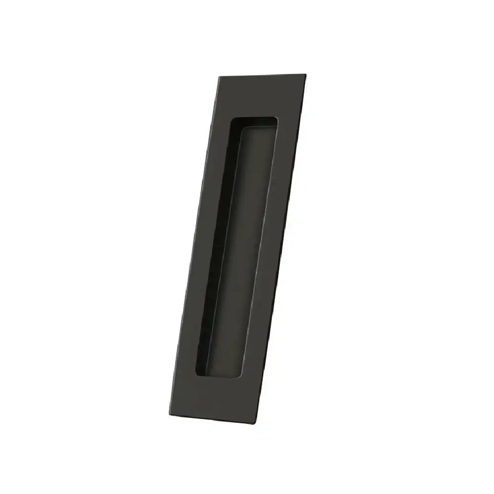 Deltana FP7178U10B Pocket & Sliding Door Rectangular Flush Pull