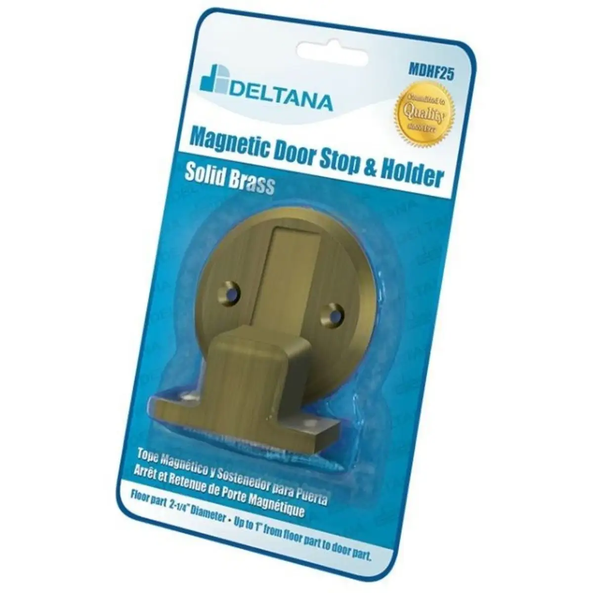 Deltana MDHF25BP5 Magnetic Door Holder Flush