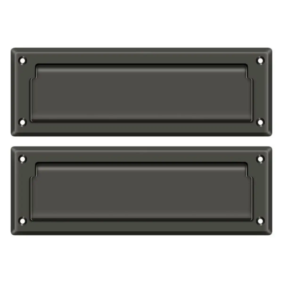 Deltana MS627U10B Mail Slot With Back Plate