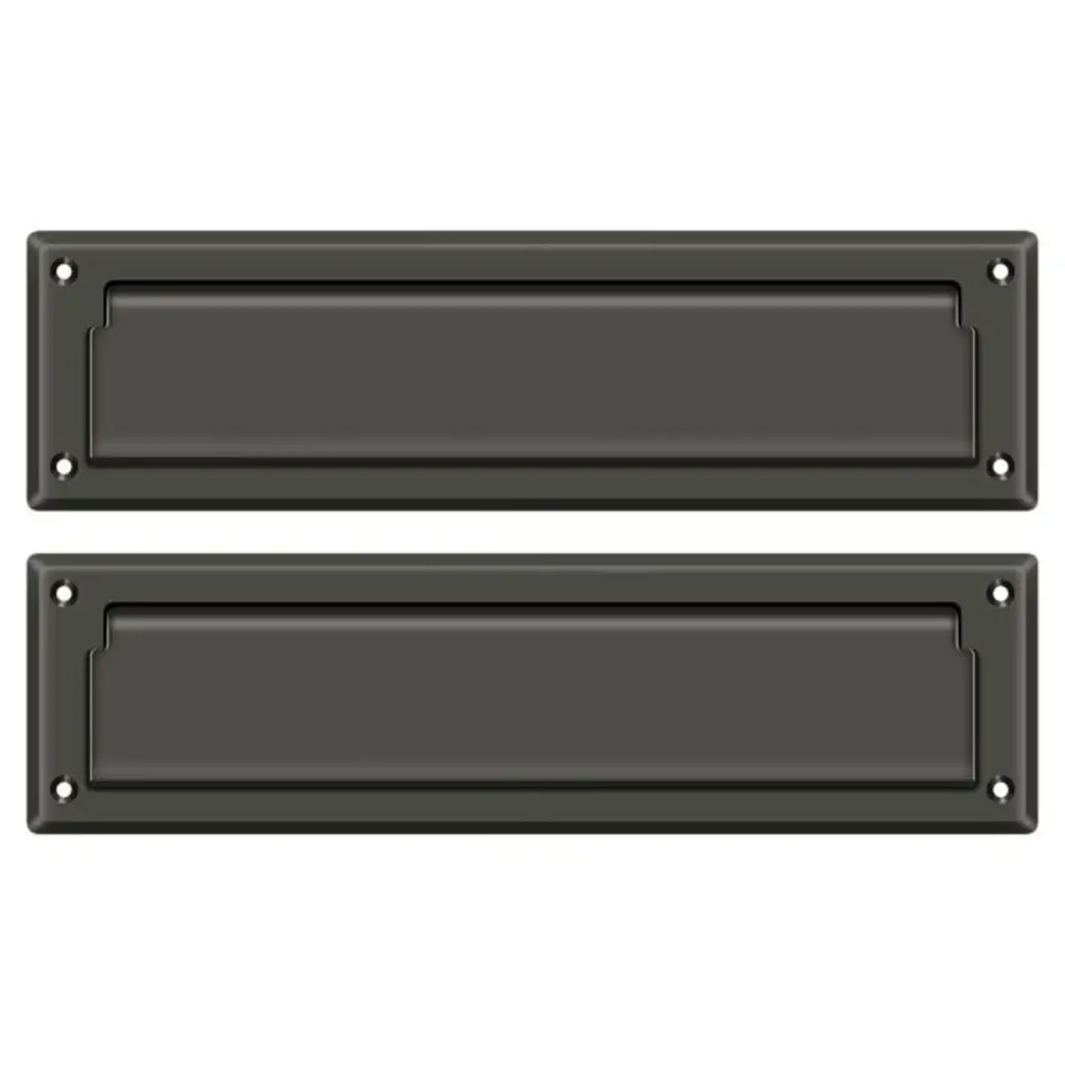 Deltana MS212U10B Mail Slot With Interior Flap