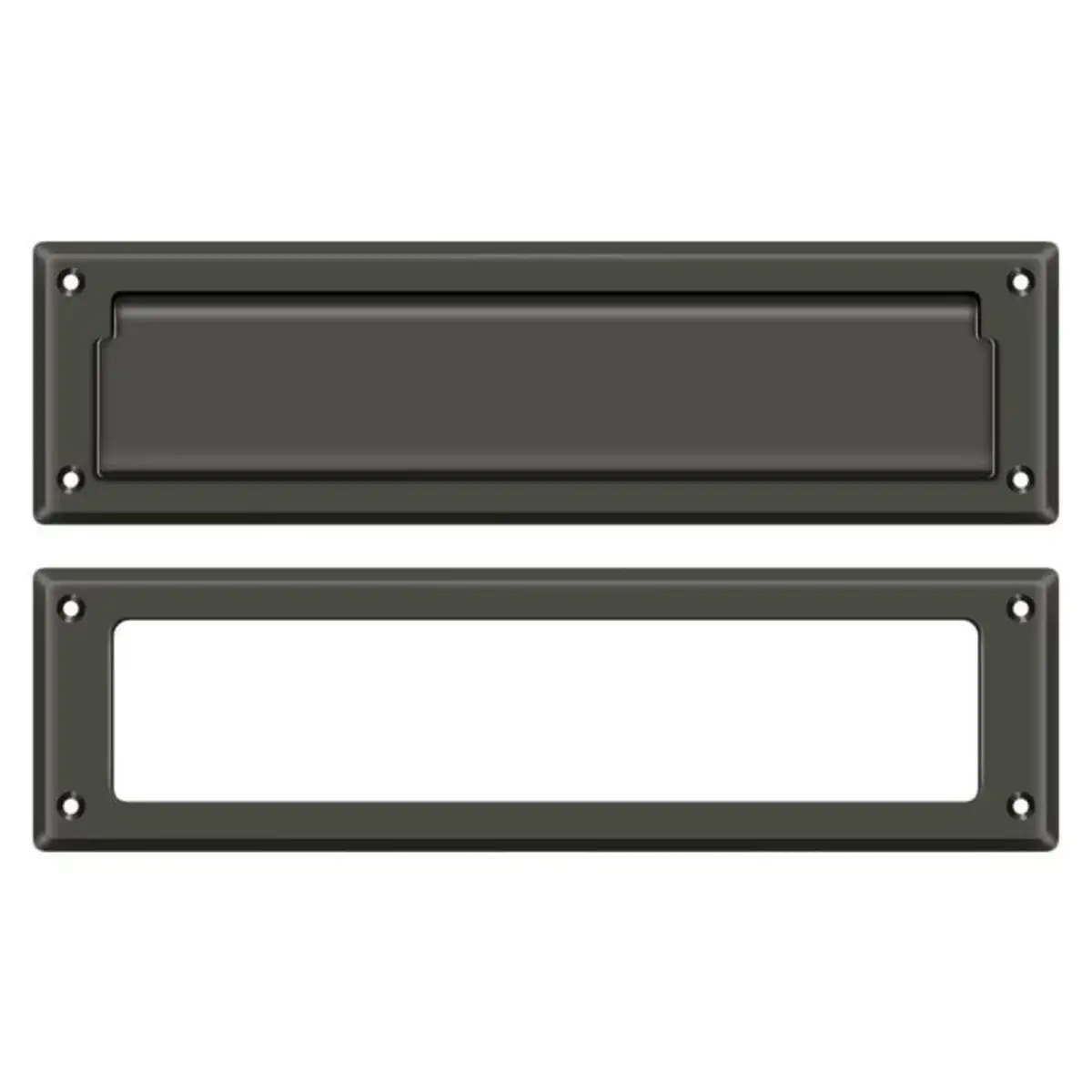 Deltana MS211U10B Mail Slot With Interior Frame