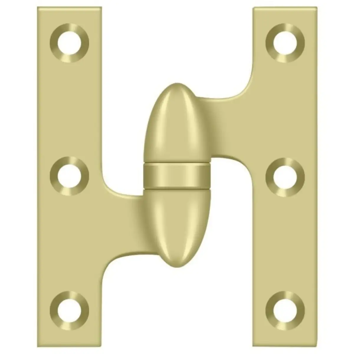 Deltana OK3025B3UNL-L Olive Knuckle Hinge