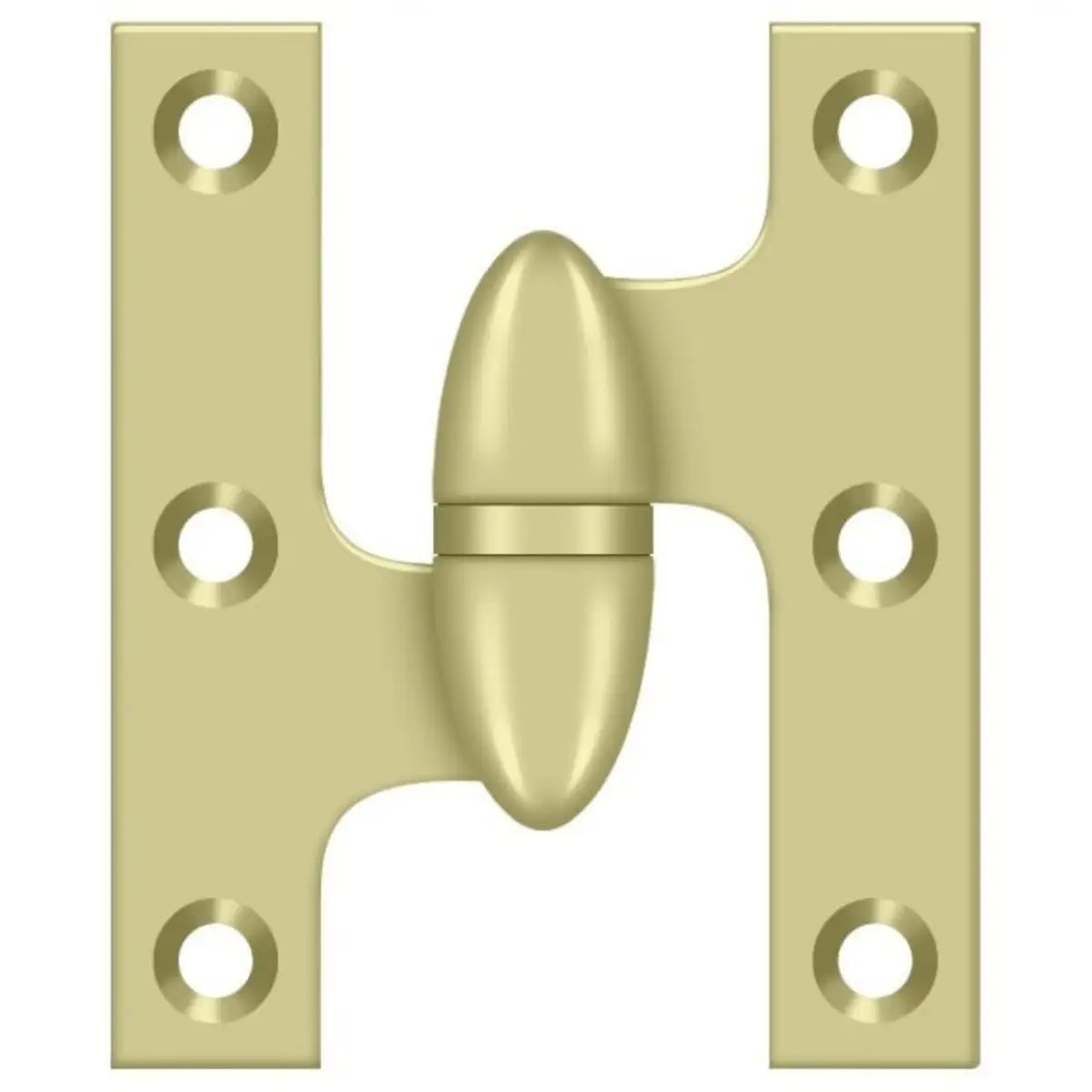 Deltana OK2520U3UNL-L Olive Knuckle Hinge