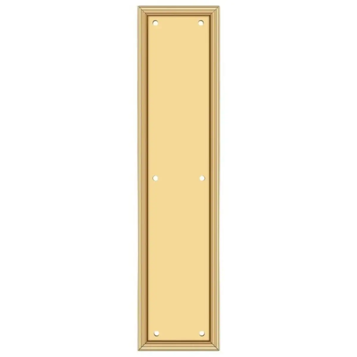 Deltana PP2280CR003 Heavy Duty Framed Push Plate