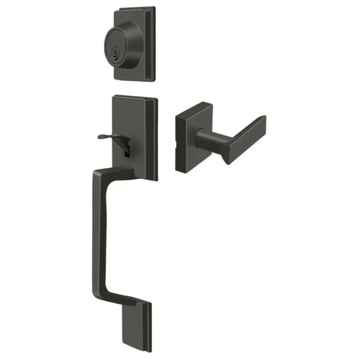 Deltana PRHHLU10B Highgate Handleset Lever Entry