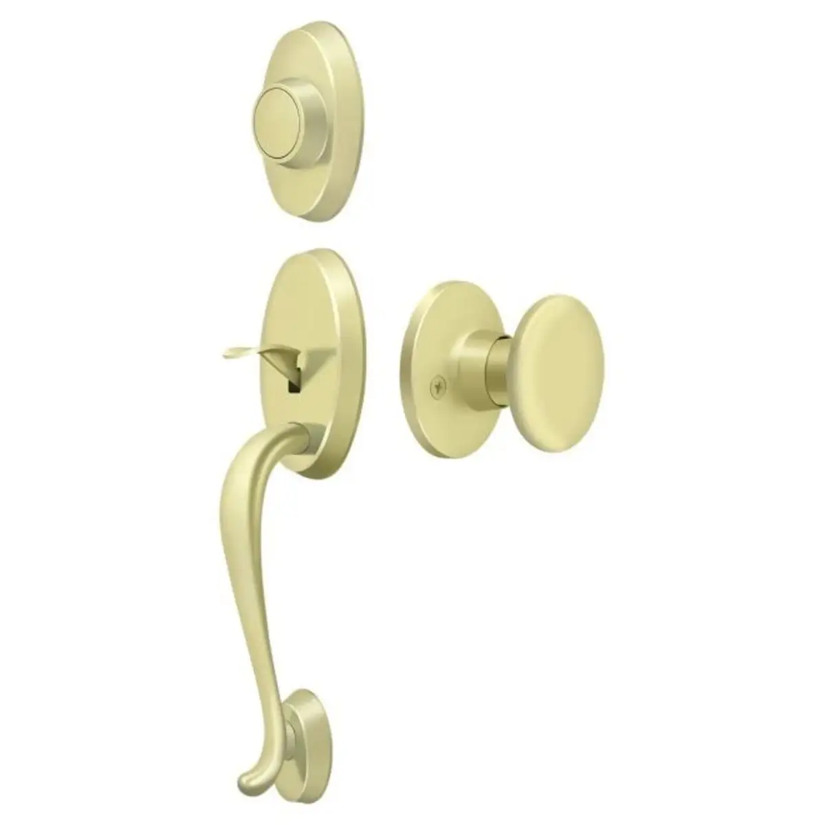 Deltana PRRHDRKU3 Riversdale Handleset With Round Knob Dummy