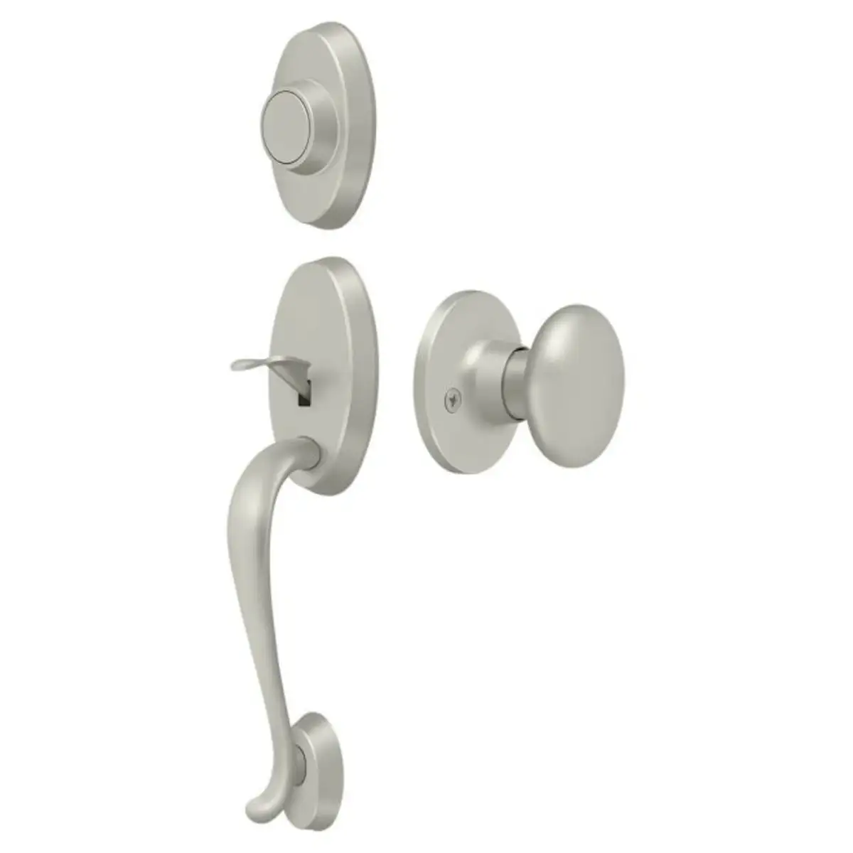 Deltana PRRHDRKU15 Riversdale Handleset With Round Knob Dummy