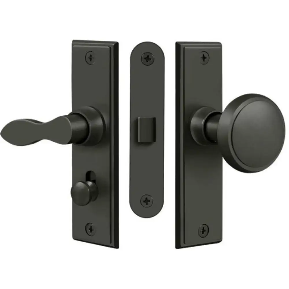 Deltana SDML334U10B Square Storm Door Latch Mortise Lock