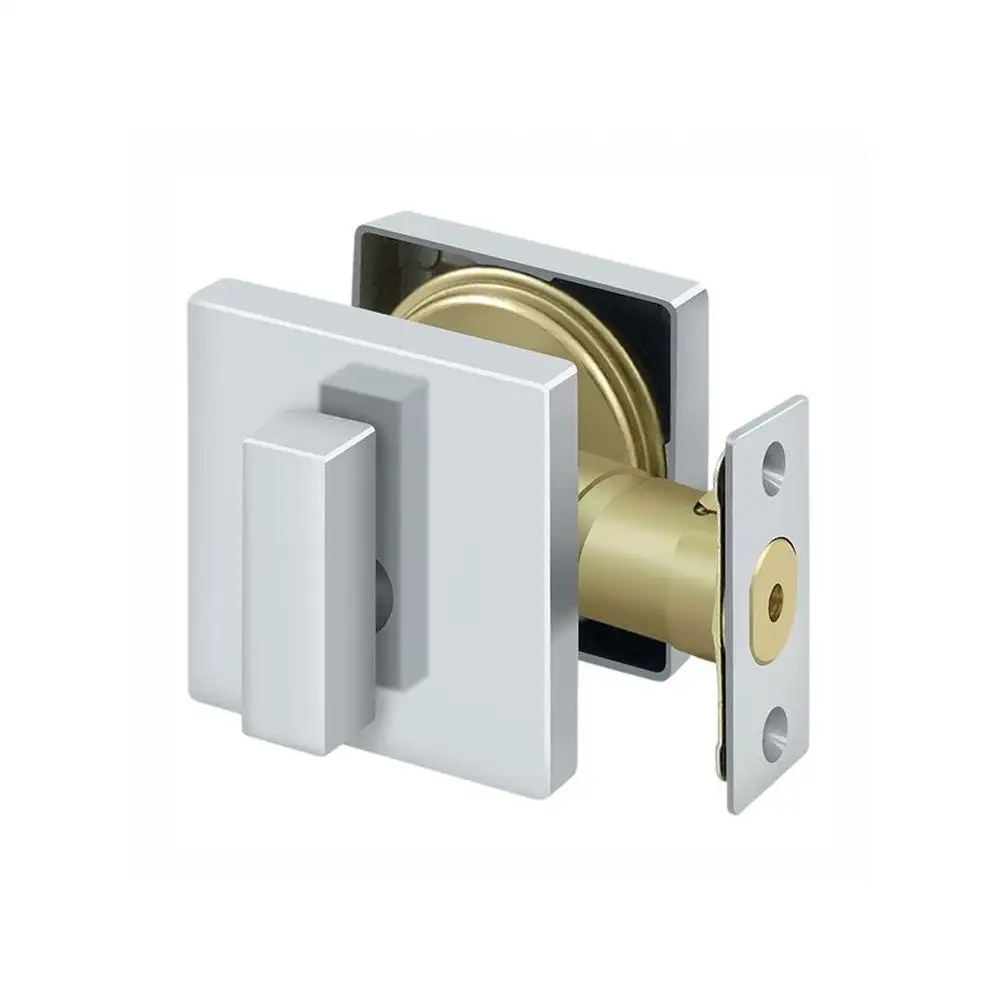 Deltana ZDSU26 Single Cylinder Deadbolt with Square Rosette