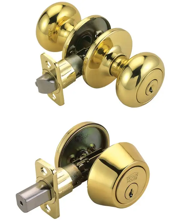 Design House 754929 Cambridge Entry Knob With Deadbolt