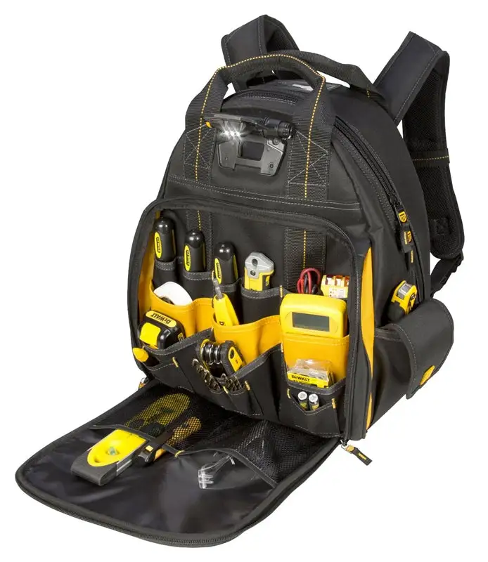 Dewalt DGL523 General Purpose Lighted Tool Backpack