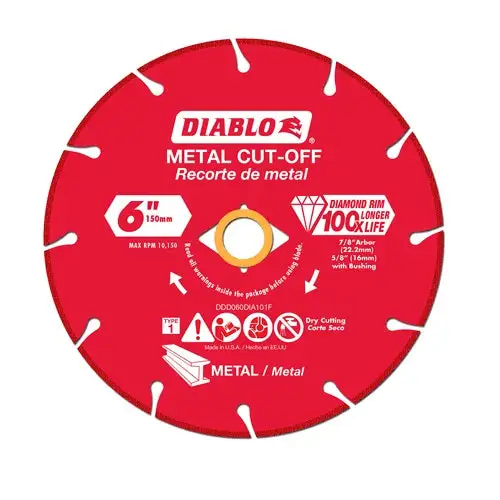 Diablo DDD060DIA101F Diamond Disc Metal Cutting Blade