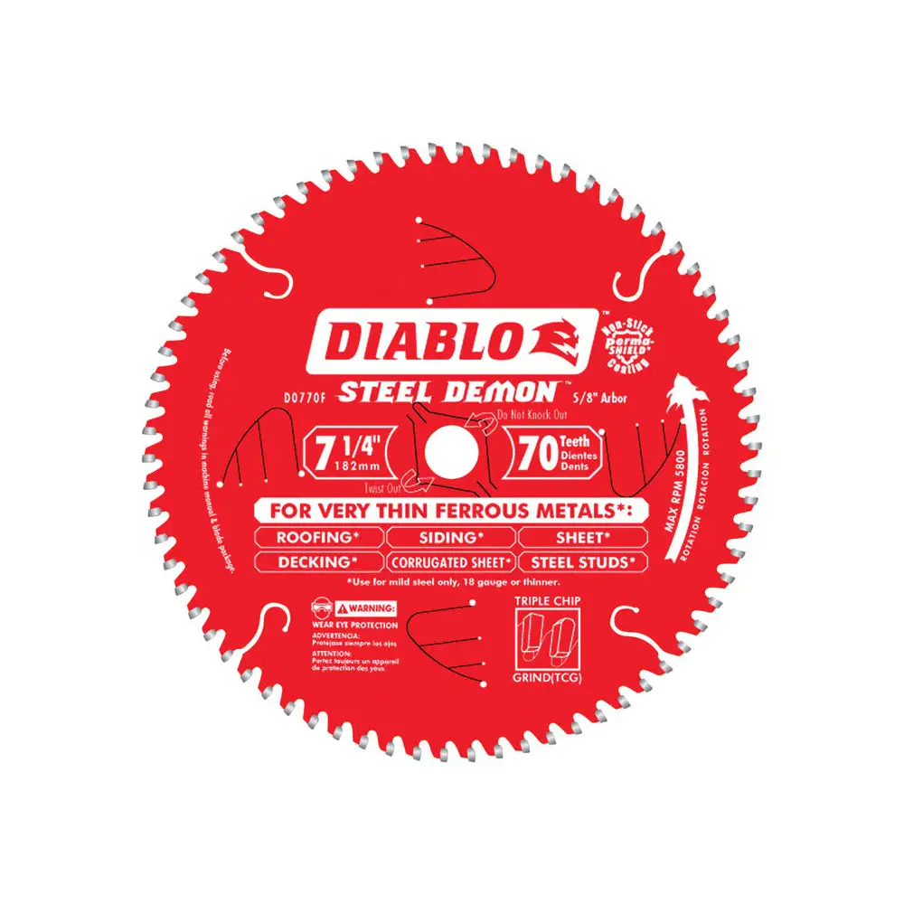 Diablo D0770FA Steel Demon Circular Saw Blade