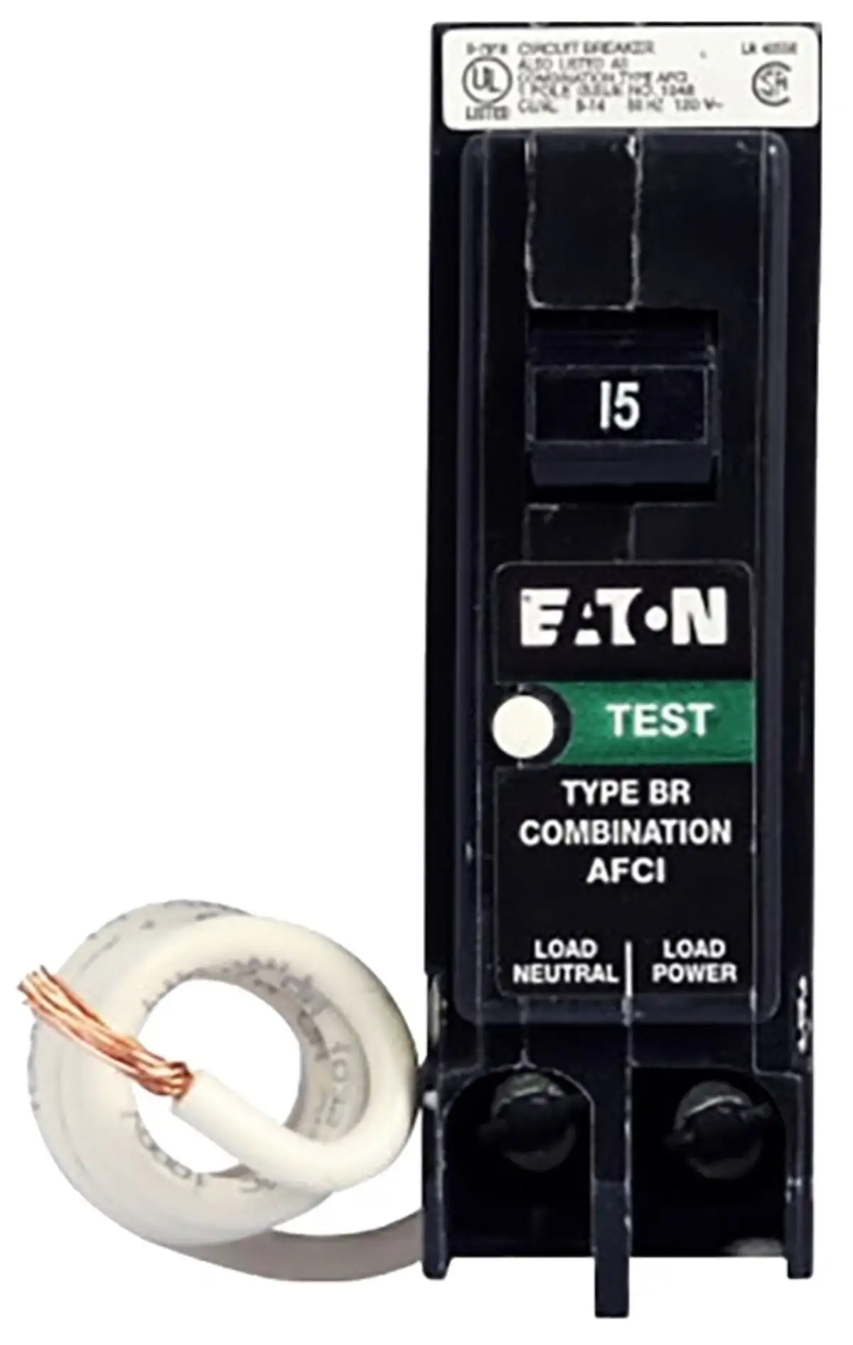 Eaton BRP115AF Cutler-Hammer Arc-Fault Type BR Circuit Breaker