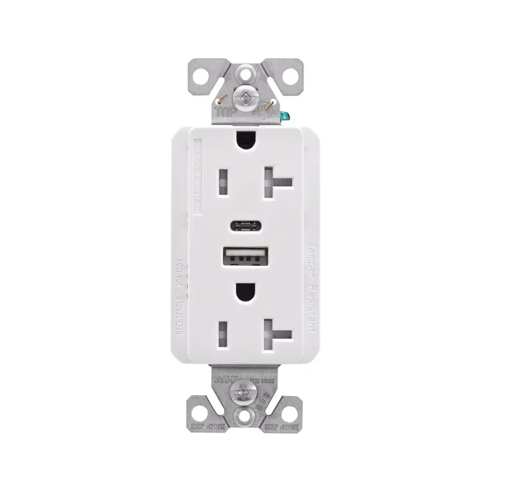 Eaton TRUSBAC20W-K-L Duplex Receptacle