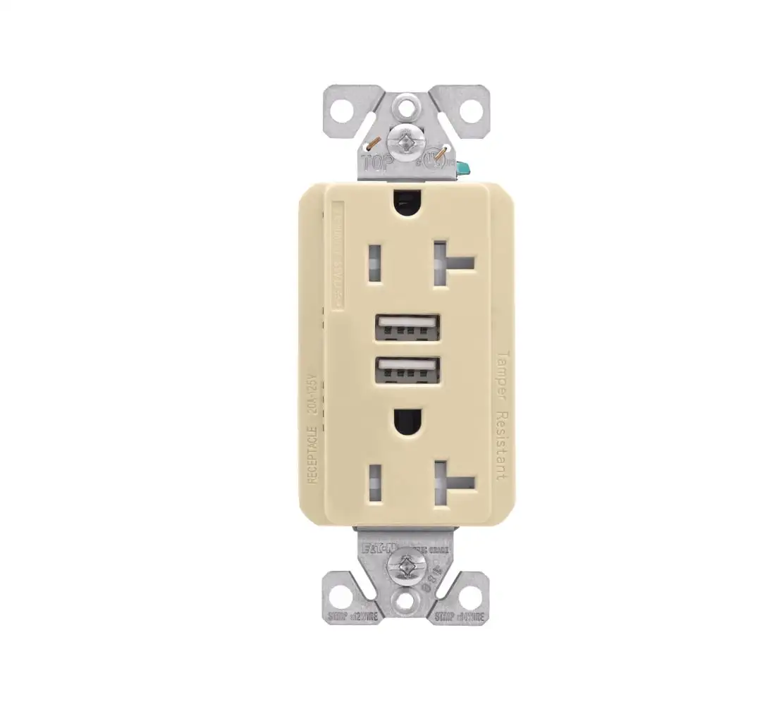 Eaton TRUSB5A20V-K-L Duplex Receptacle