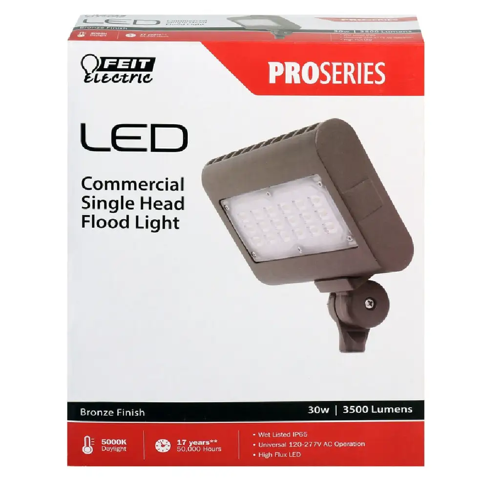 FEIT Electric S7CSFL/850/BZ Hardwired LED Floodlight