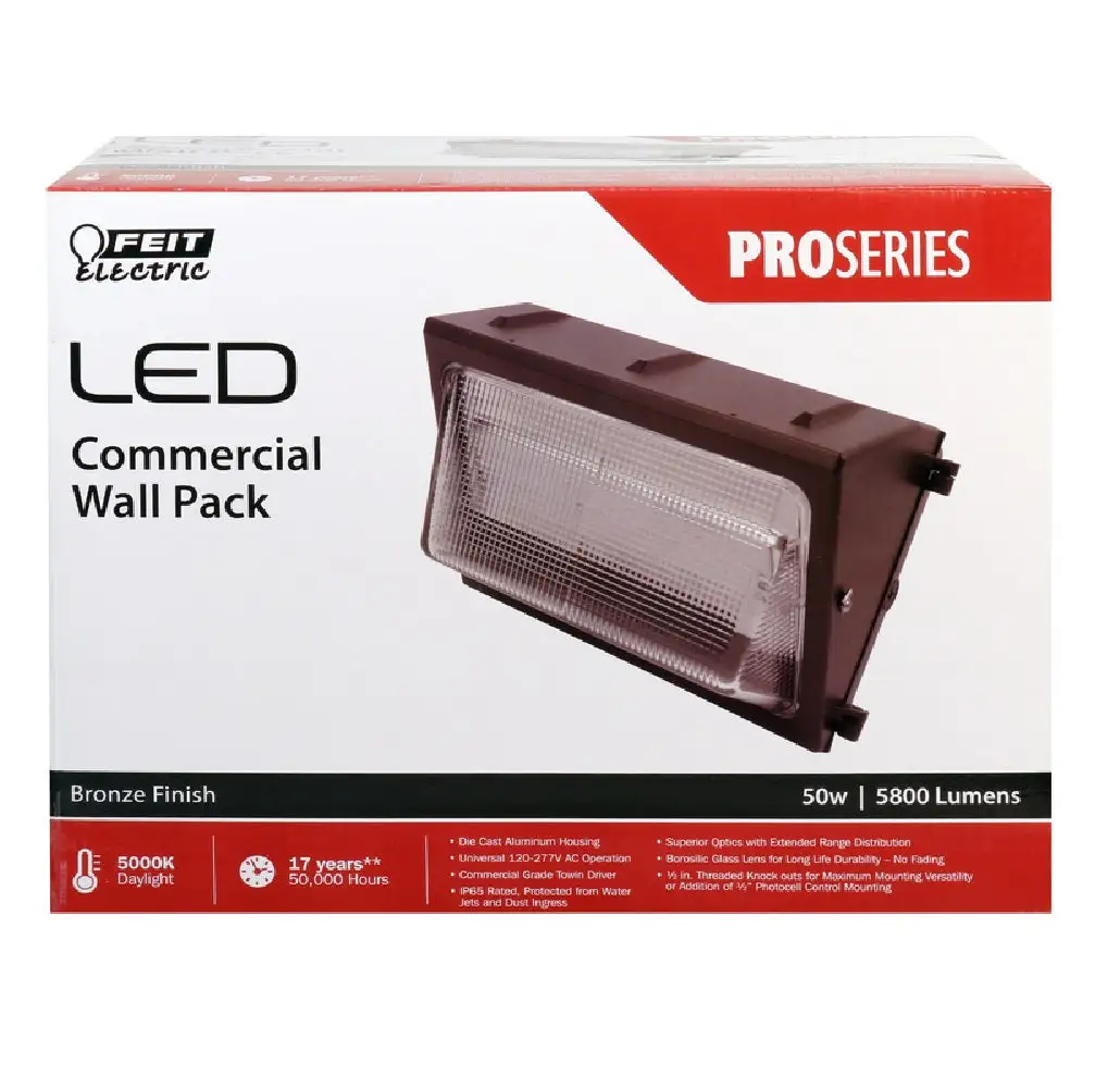 FEIT Electric S15CWPK/850/BZ PROSERIES LED Wall Pack