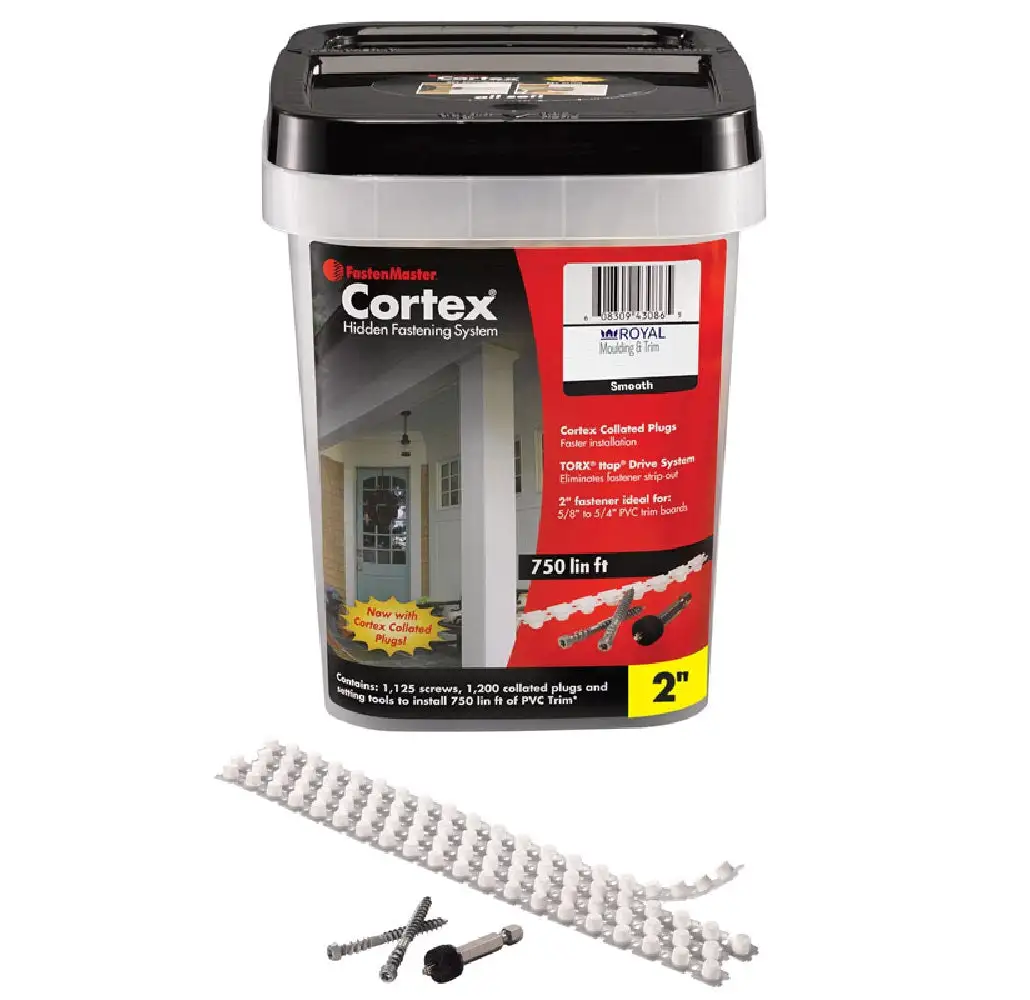 FastenMaster CTXTCL-RY750SM Cortex Trim Screws with Plugs