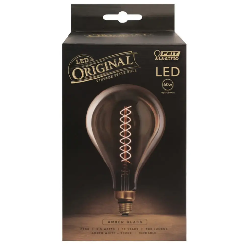 Feit Electric PS50/S/820/LED Original Vintage Dimmable LED Bulb