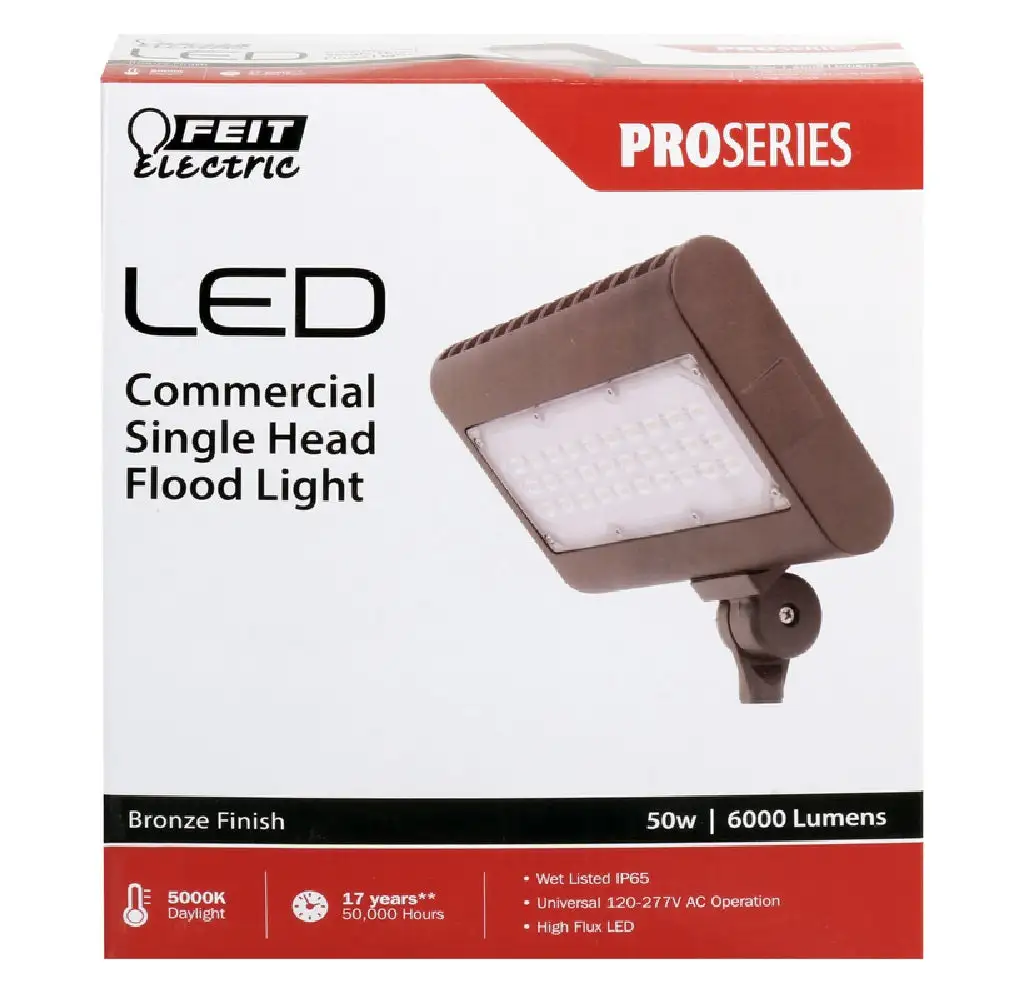 Feit Electric S8.5CSFL/850/BZ Hardwired LED Floodlight