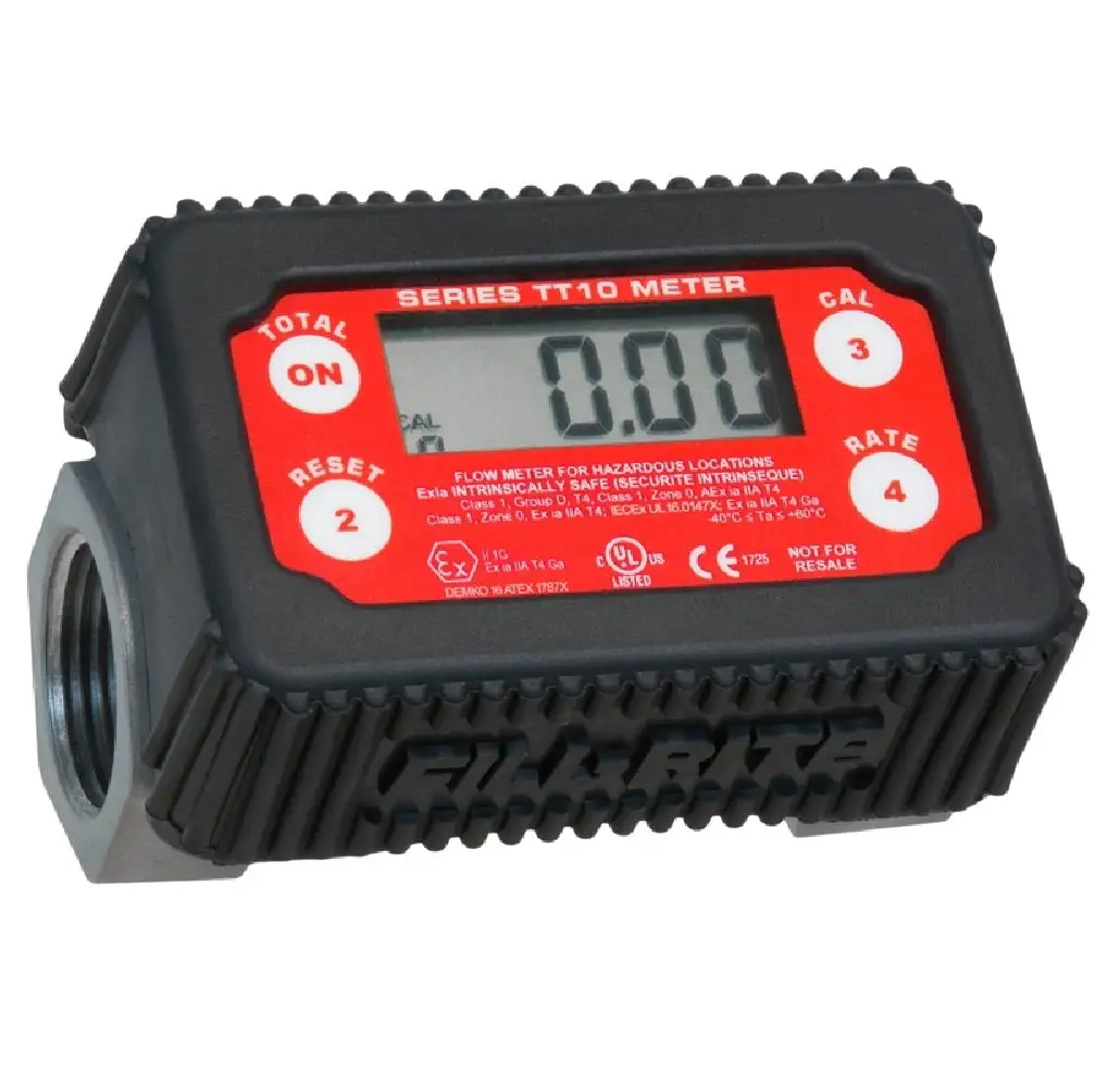 Fill-Rite TT10AN In-line Digital Turbine Meter For Fuels