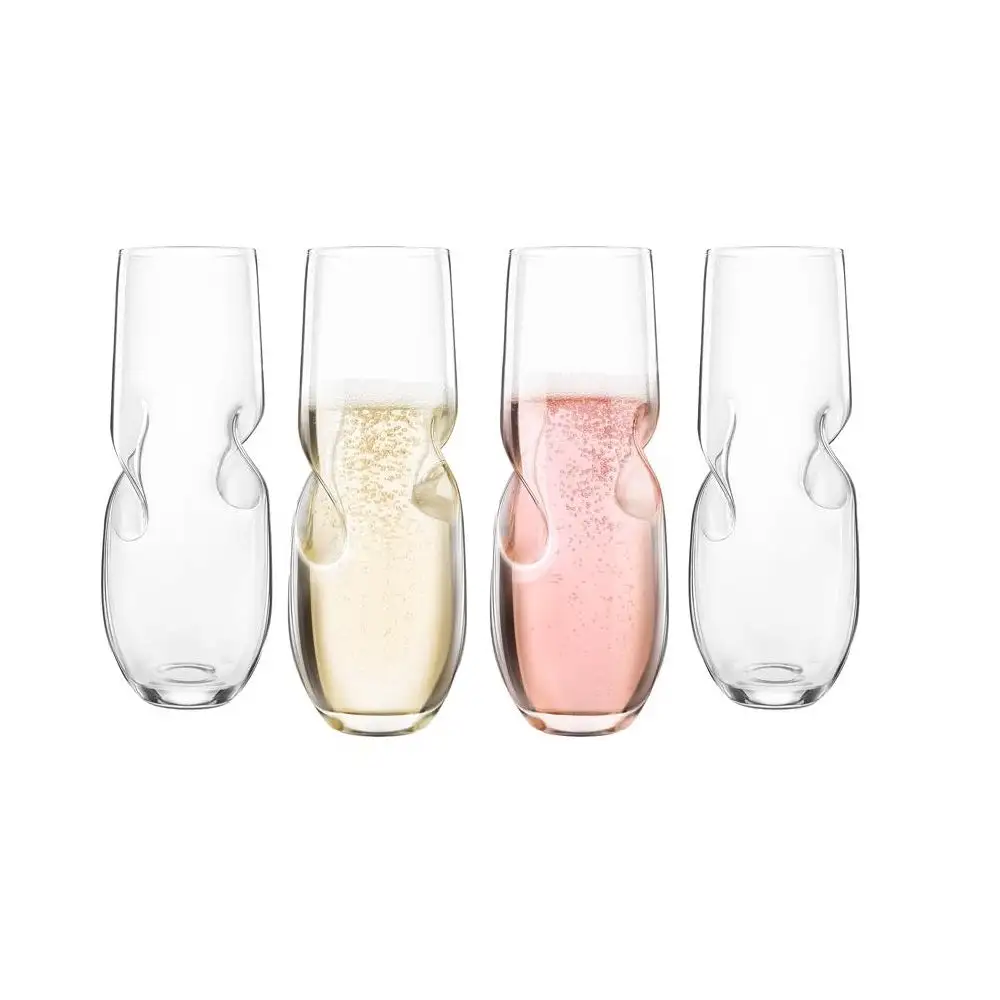 Final Touch GG5006 Stemless Champagne Flutes