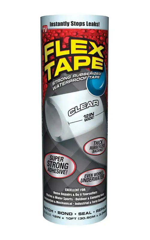 Flex Tape TFSCLRR1210 As Seen On TV Waterproof Repair Tape