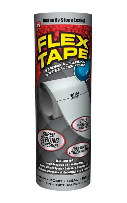 Flex Tape TFSGRYR1210 As Seen On TV Waterproof Repair Tape