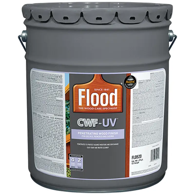 Flood FLD520-5 CWF-UV Matte Cedar Water-Based Wood Finish