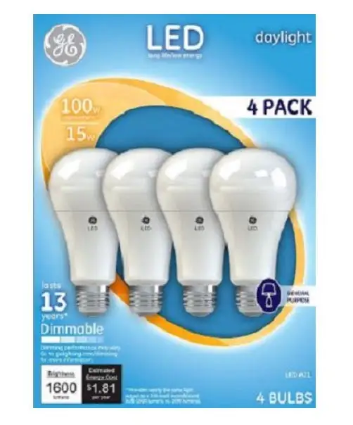 GE Lighting 92932 Dimmable LED Light Bulb