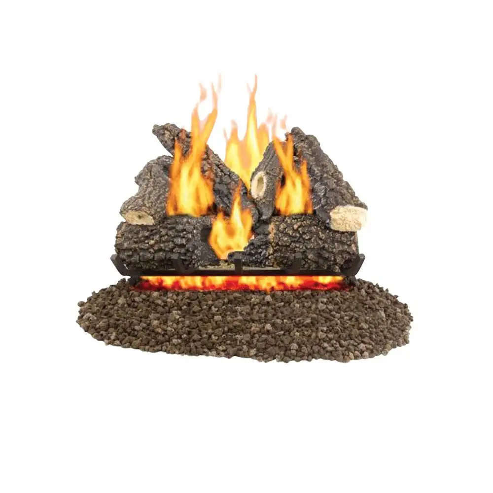 GHP VL-AA24D Pleasant Hearth Arlington Ash Fireplace Log Set