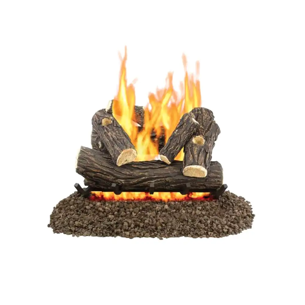 GHP VL-WO24D Pleasant Hearth Willow Oak Fireplace Log Set