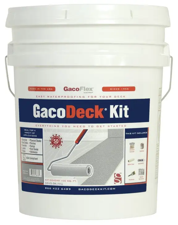 Gaco Western GACDKPEW Water-Based Deck Coating