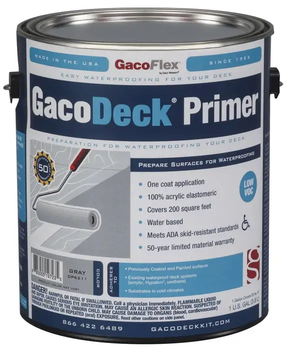 Gaco Western GACD1PR Water-Based Deck Primer