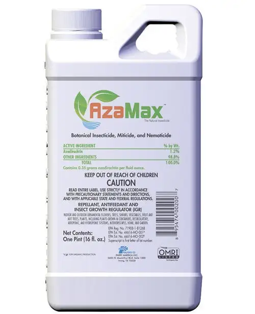 General Hydroponics 10102-2007 AzaMax Botanical Insecticide