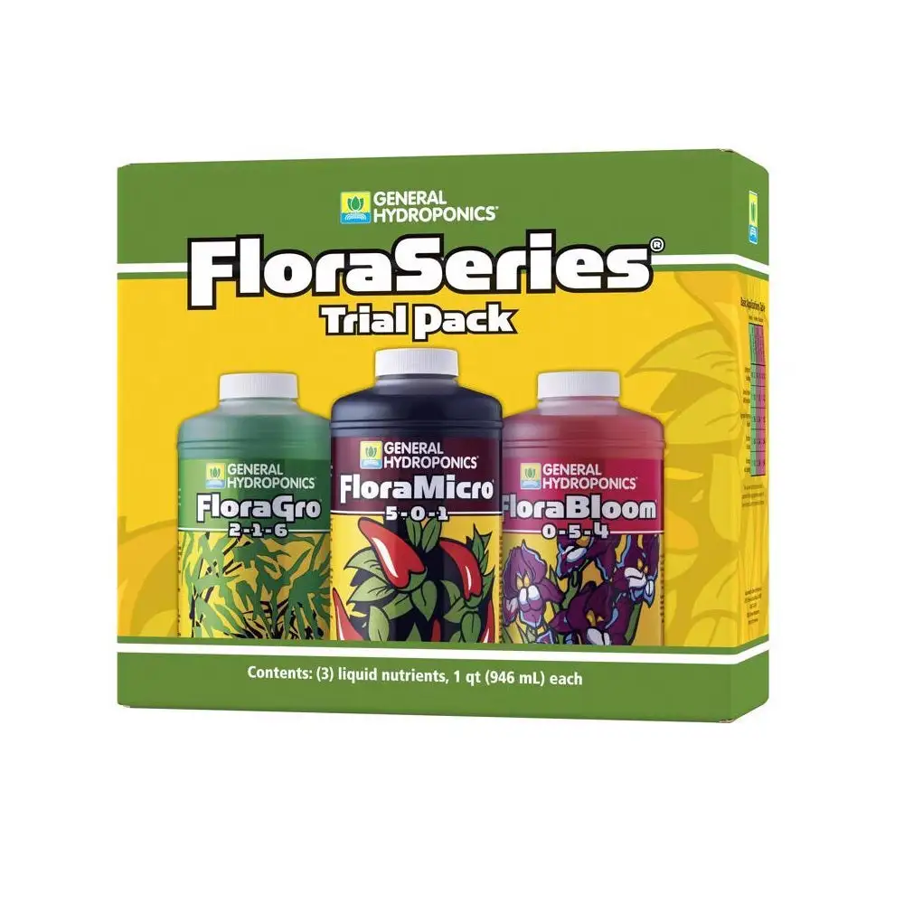 General Hydroponics HGC718070 Flora Series Base Nutrient Solution