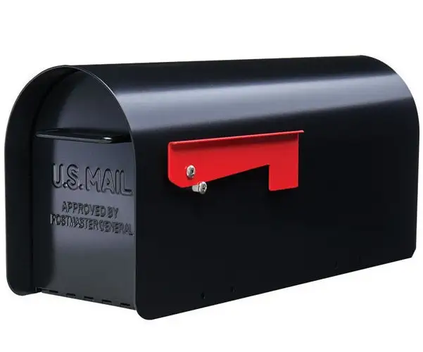 Gibraltar MB801B Ironside Rural Post Mount Mailbox