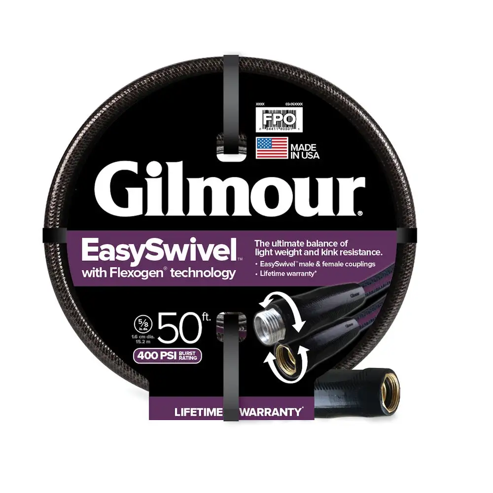 Gilmour 863501-1002 EasySwivel Garden Hose