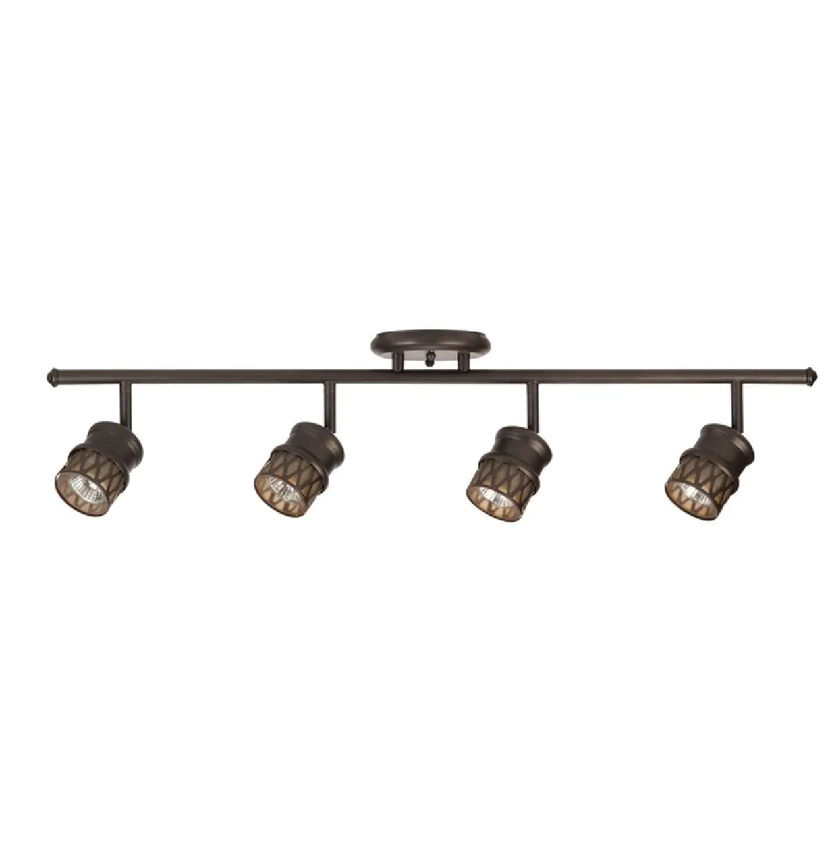 Globe Electric 59063 4-Light Adjustable Track Lighting Kit