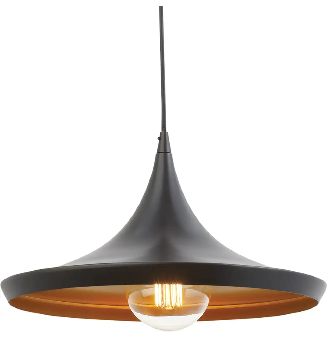 Globe Electric 63872 1-Light Flat Modern Industrial Pendant