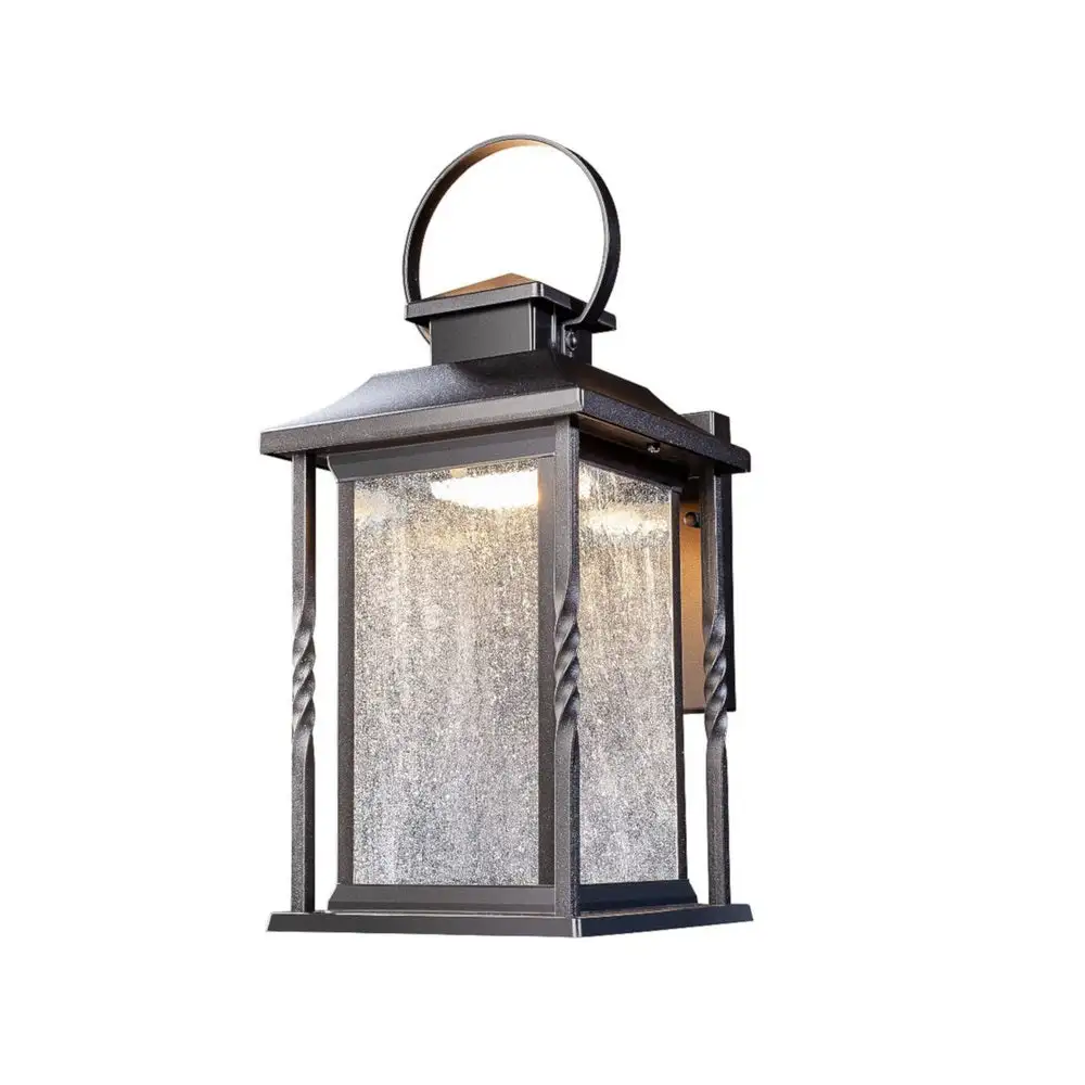 Heath Zenith HZ-4635-BK Dusk to Dawn LED Wall Lantern