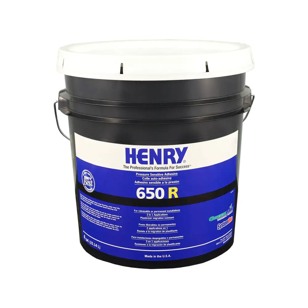 Henry 12636 650R Releasable Bond Pressure Sensitive Adhesive